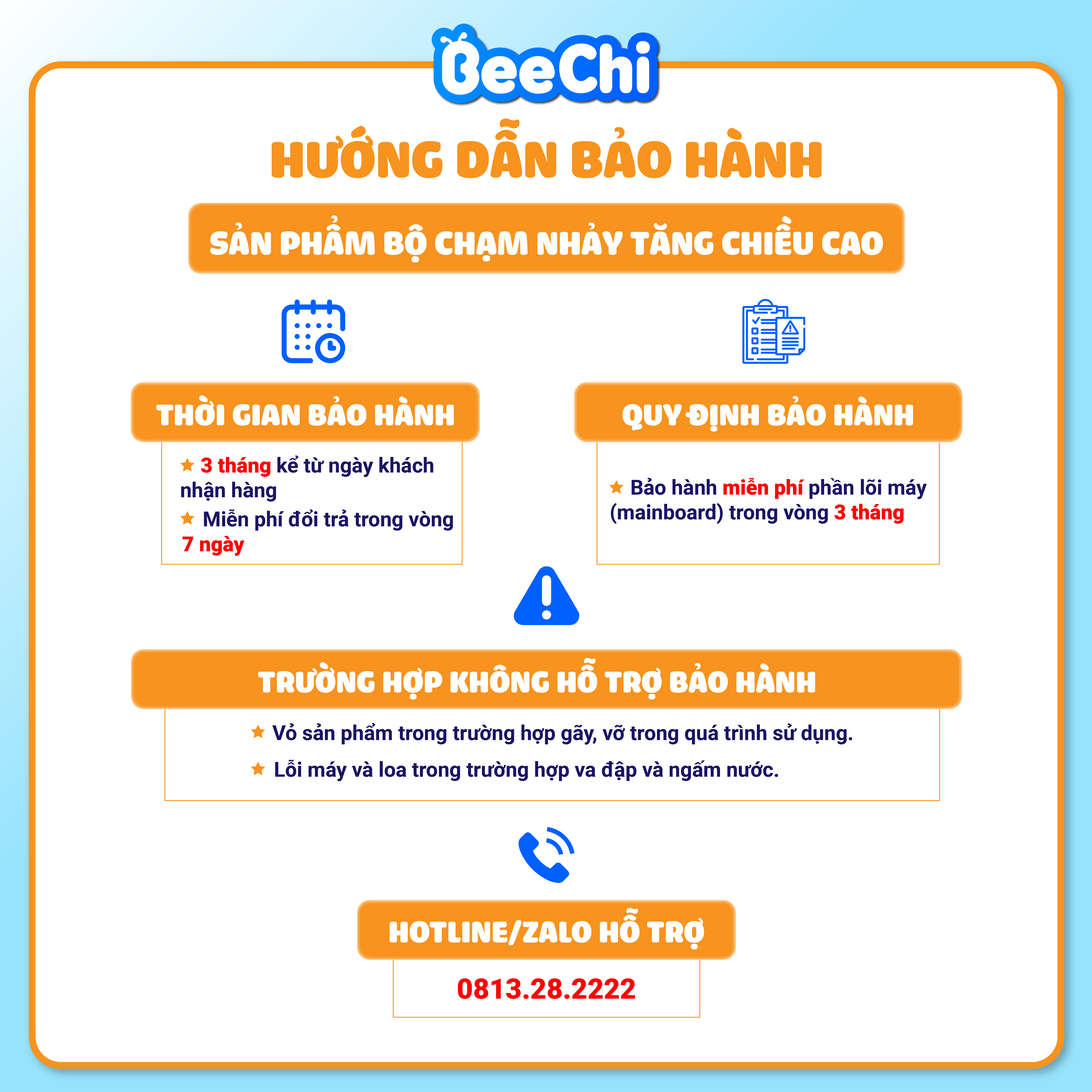 chính sách bảo hành